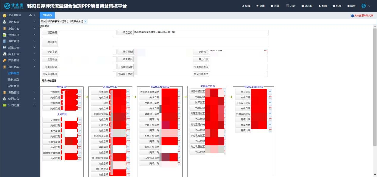 秭归县茅坪河流域综合治理PPP项目数字化应用总结